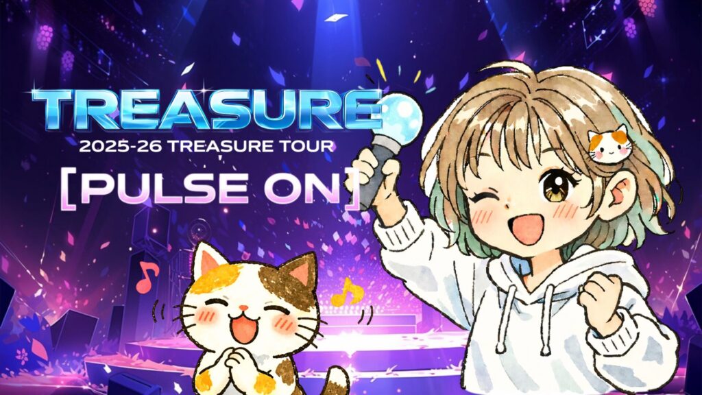 TREASUREのライブステージイメージ画像