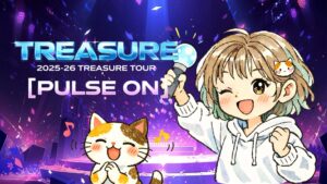TREASUREのライブステージイメージ画像