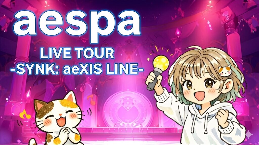 aespaのライブステージイメージ画像